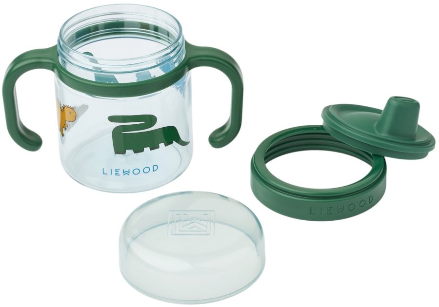 LIEWOOD Kylo Tudekop i Tritan 28 cl, Dinosaurs/Mist