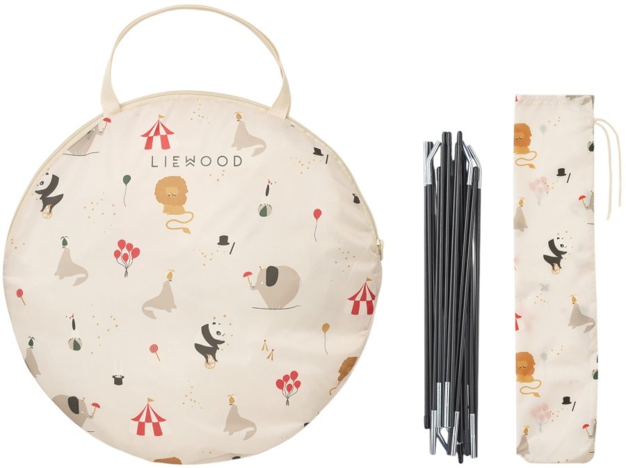 LIEWOOD Oaks Pop Up Legetelt H135 cm, Circus/Sandy