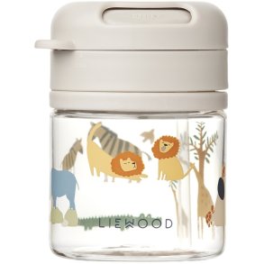 LIEWOOD Pavia Kinderbecher mit Strohhalm 28 cl, All Together/Sandy