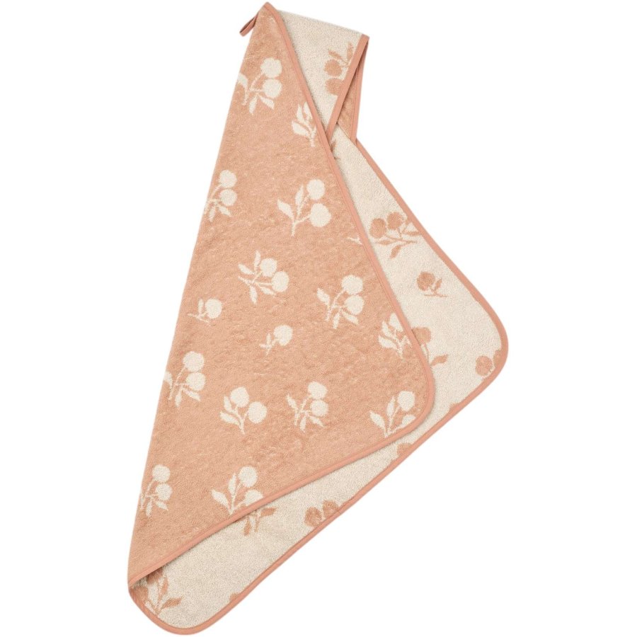 LIEWOOD Alba Babyhndklde 70x70 cm, Peach/Sea Shell