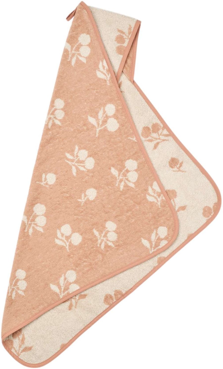LIEWOOD Alba Babyhndklde 70x70 cm, Peach/Sea Shell