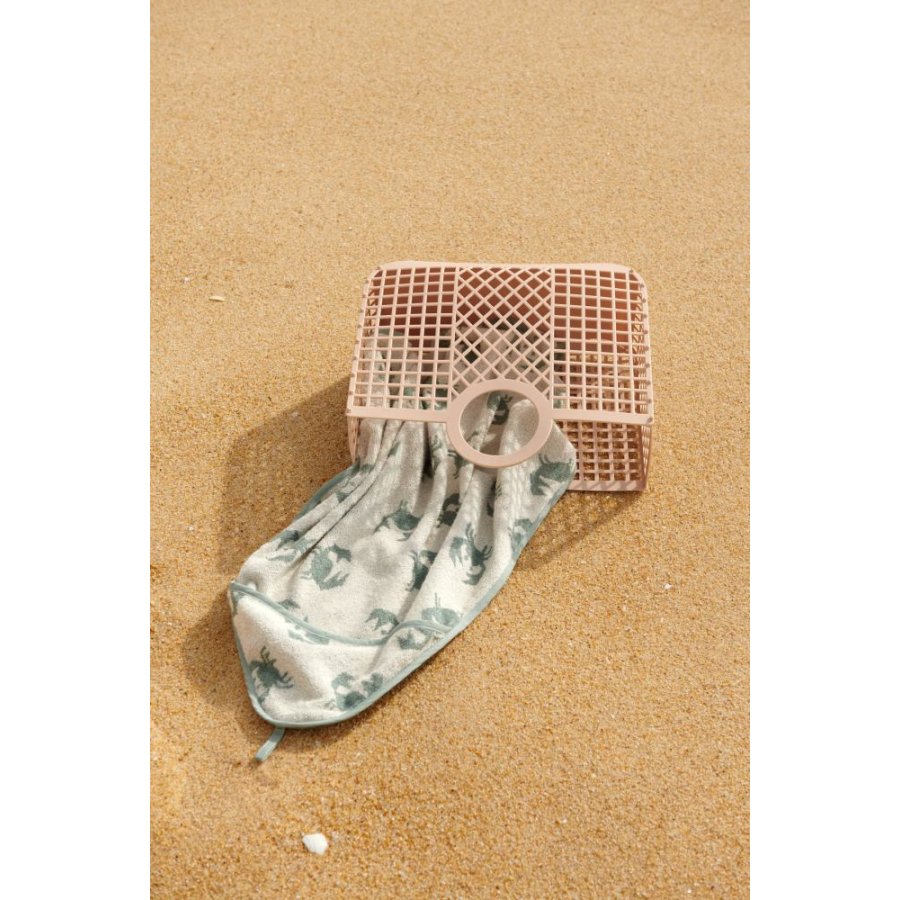 LIEWOOD Alba Babyhndklde 70x70 cm, Crab/Sandy
