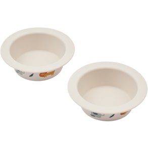 LIEWOOD Peony Schssel 2er Set 16 cm, Safari Sandy Mix