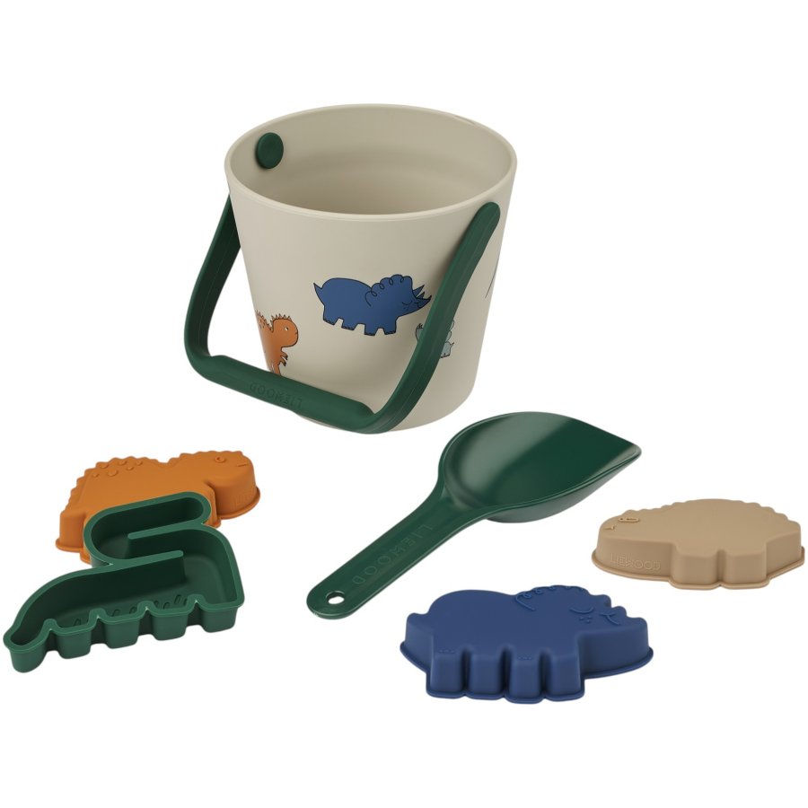 LIEWOOD Gilma Dino Strandst 6 Dele, Dinosaurs/Mist