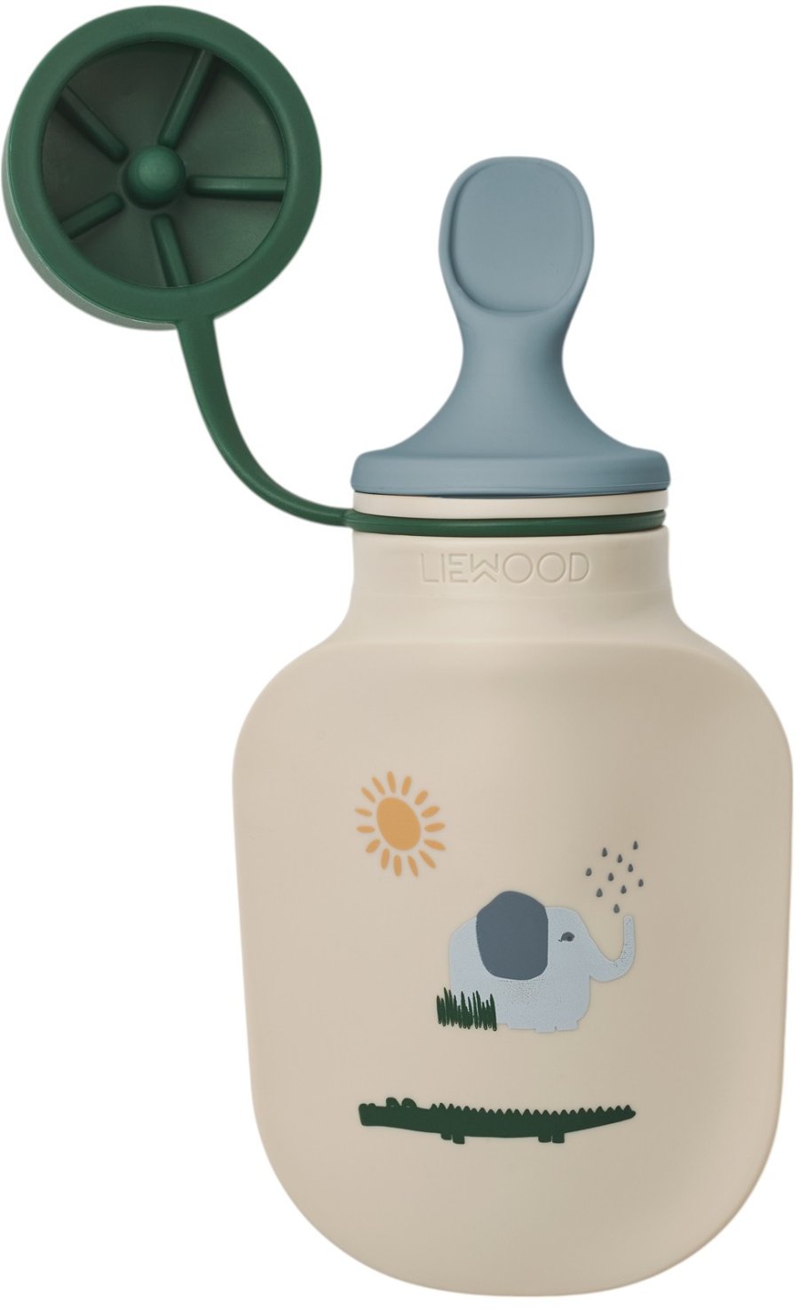 LIEWOOD Lizzie Smoothie-flaske 3 stk. 151 ml, Safari Sandy Mix