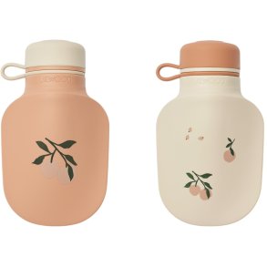 LIEWOOD Lizzie Smoothiefles 2 stuks 150 ml, Peach/Sea Shell