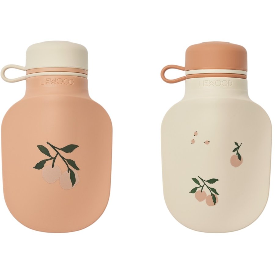 LIEWOOD Lizzie Smoothie-flaske 2 stk. 150 ml, Peach/Sea Shell