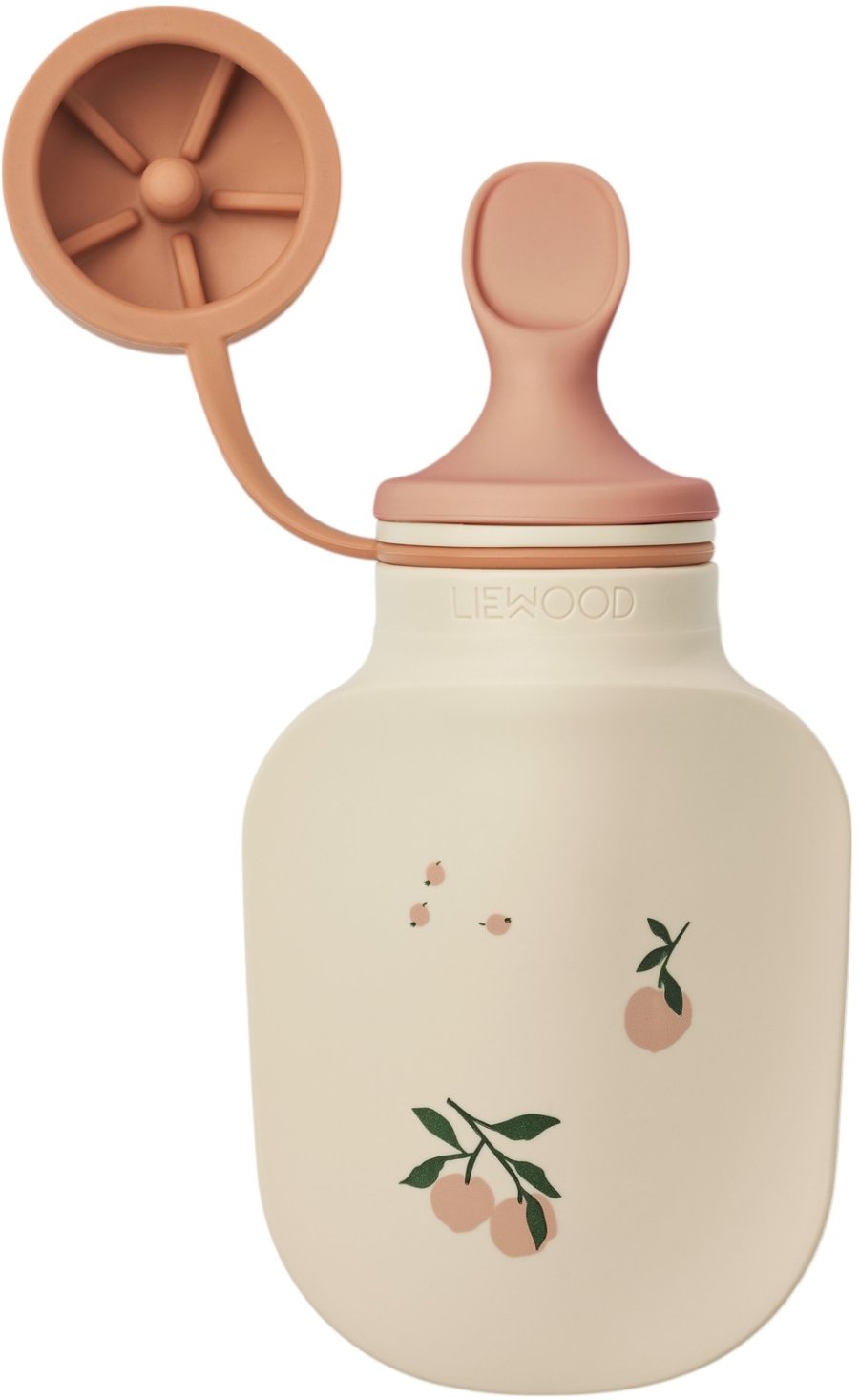 LIEWOOD Lizzie Smoothie-flaske 2 stk. 150 ml, Peach/Sea Shell