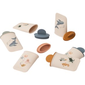 LIEWOOD Malik Eisform 6er Set H11,9 cm, Sea Creature/Sandy