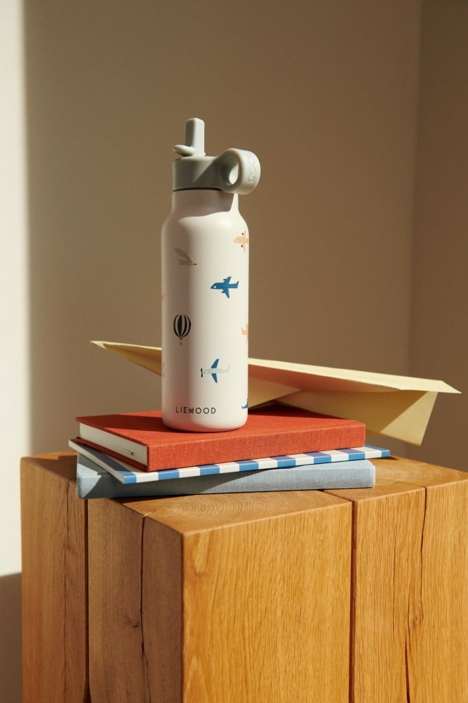 LIEWOOD Falk Wasserflasche 350 ml, Aviator/Ecru