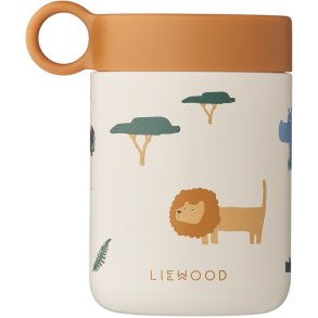 LIEWOOD Kiani Madopbevaring 350 ml, Safari Sandy Mix