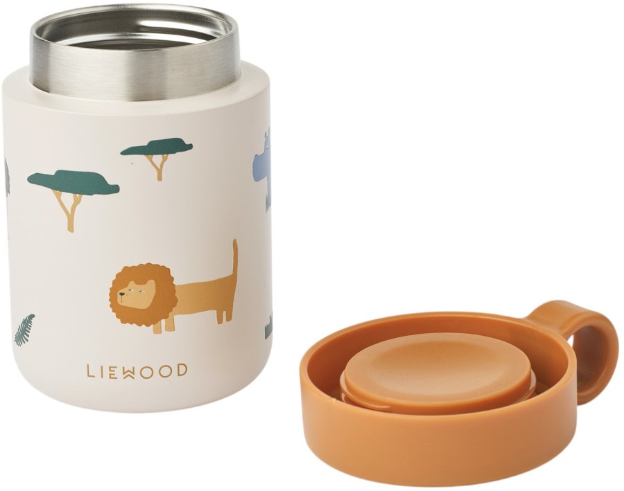LIEWOOD Kiani Madopbevaring 350 ml, Safari Sandy Mix