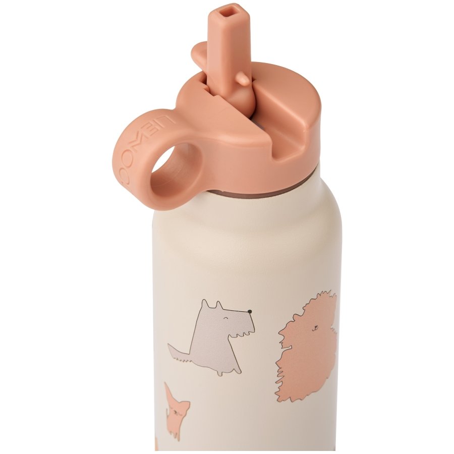 LIEWOOD Falk Wasserflasche 350 ml, Cats and Dogs/Sandy
