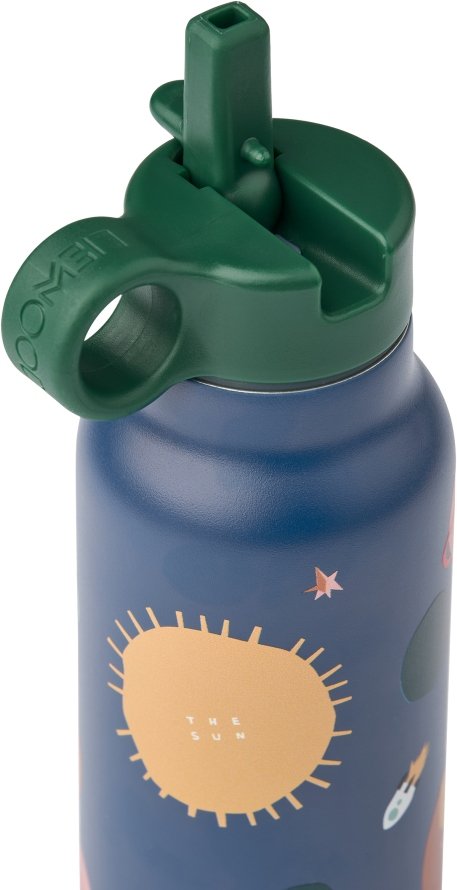 LIEWOOD Falk Wasserflasche 350 ml, Universe/Classic Navy