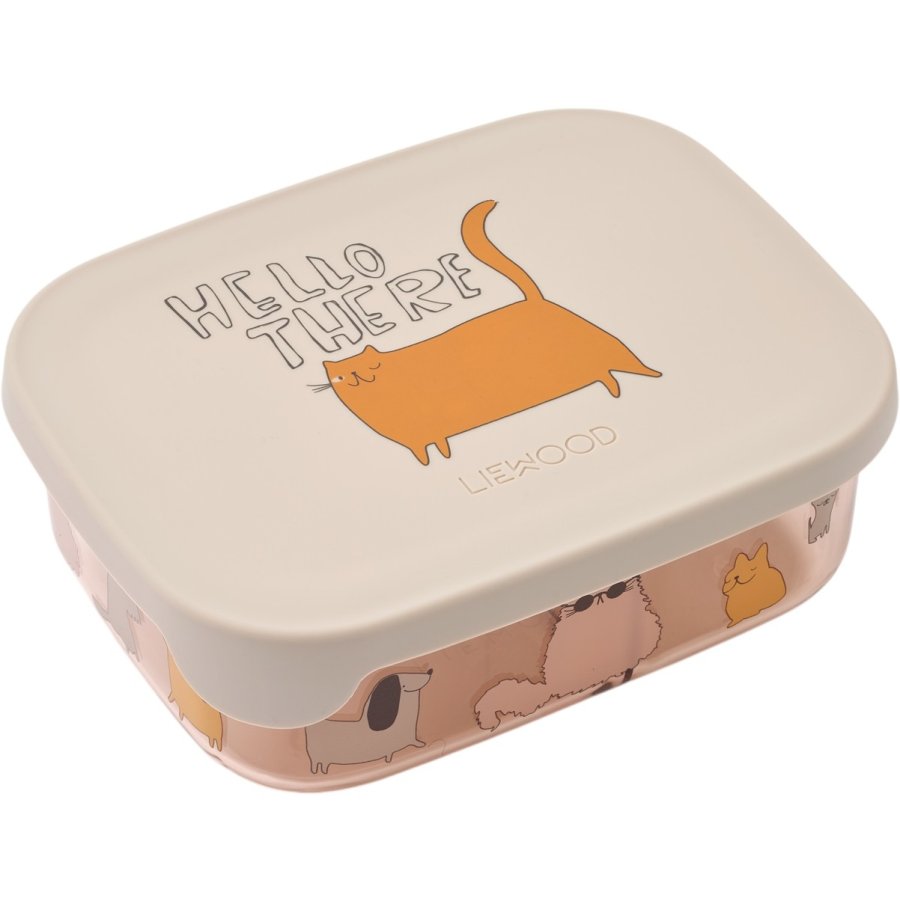 LIEWOOD Arthur Madkasse 900 ml, Cats and Dogs/Sandy