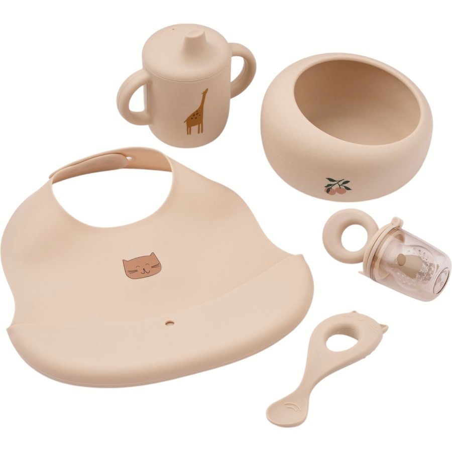 Liewood Mileah Ess-Set 5-teilig, Apple Blossom