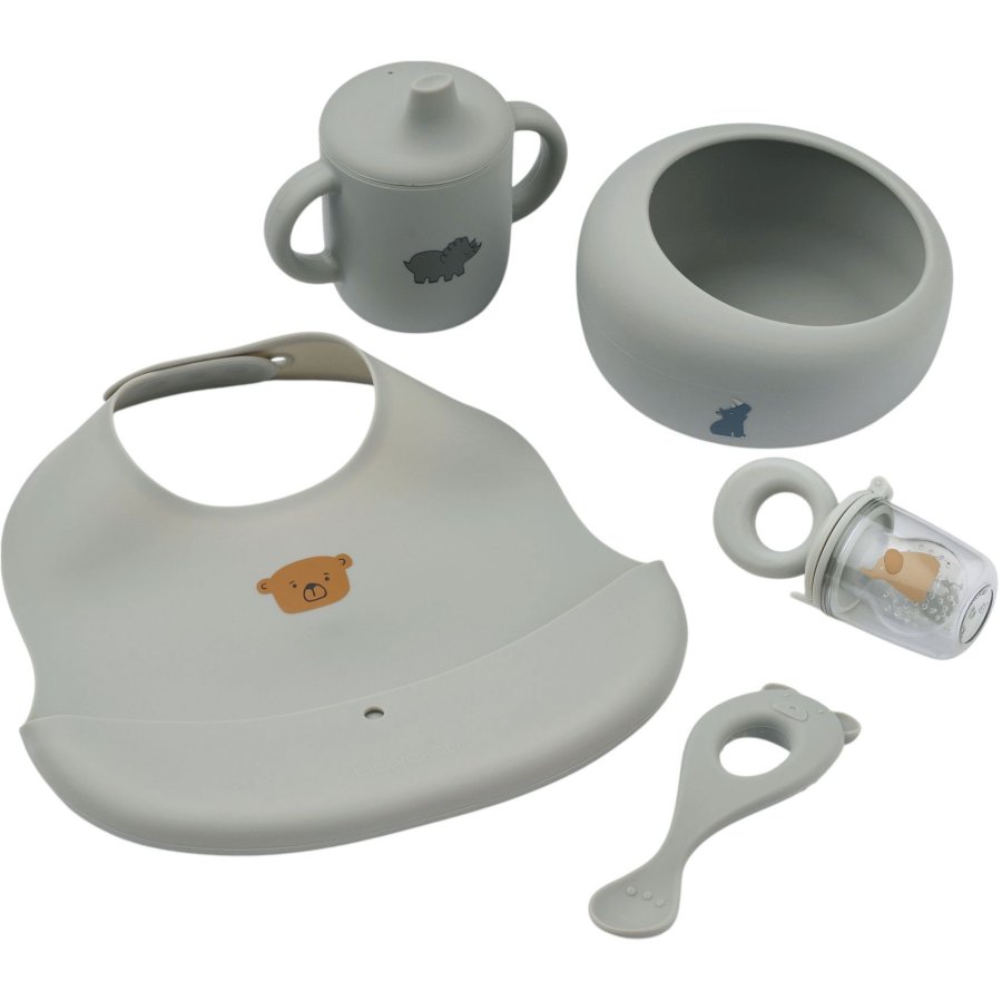 Liewood Mileah Ess-Set 5-teilig, Taubenblau