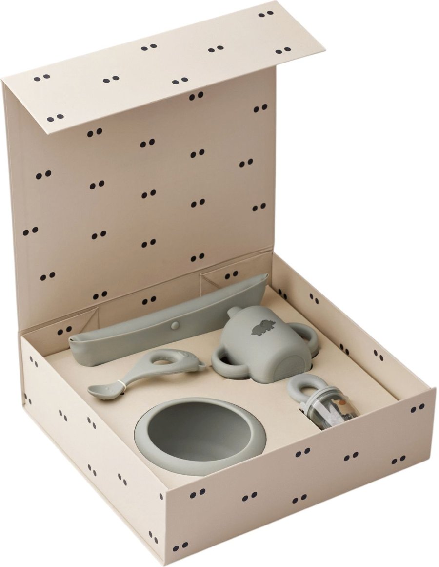 Liewood Mileah Ess-Set 5-teilig, Taubenblau