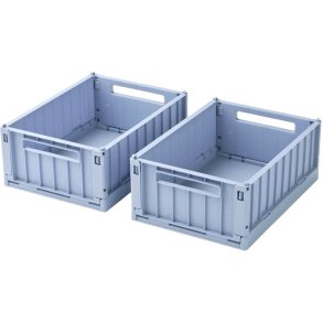 Liewood Weston Falt/Aufbewahrungsbox 2er Set 18x25 cm, Dusty Lavender