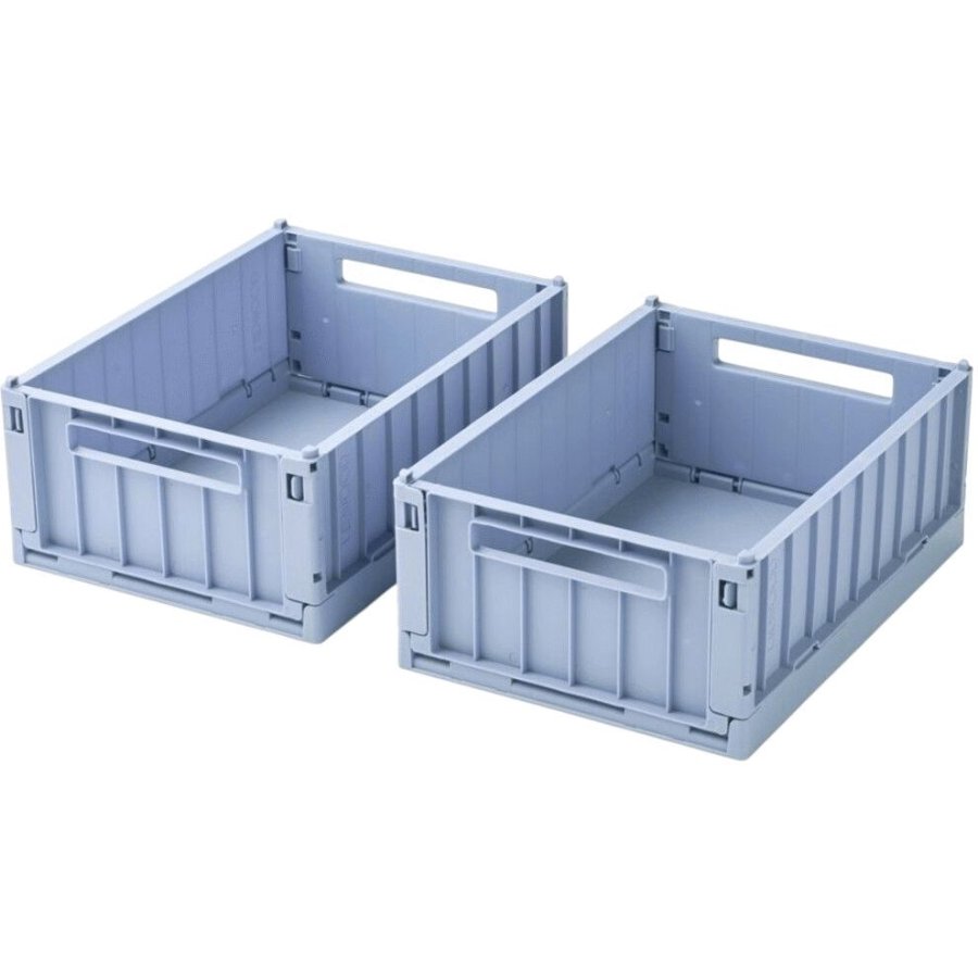 Liewood Weston Falt/Aufbewahrungsbox 2er Set 18x25 cm, Dusty Lavender
