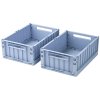 Liewood Weston Falt/Aufbewahrungsbox 2er Set 25x36 cm, Dusty Lavender