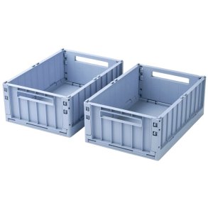 Liewood Weston Falt/Aufbewahrungsbox 2er Set 25x36 cm, Dusty Lavender
