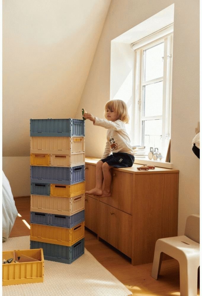 Liewood Weston Falt/Aufbewahrungsbox 2er Set 25x36 cm, Dusty Lavender