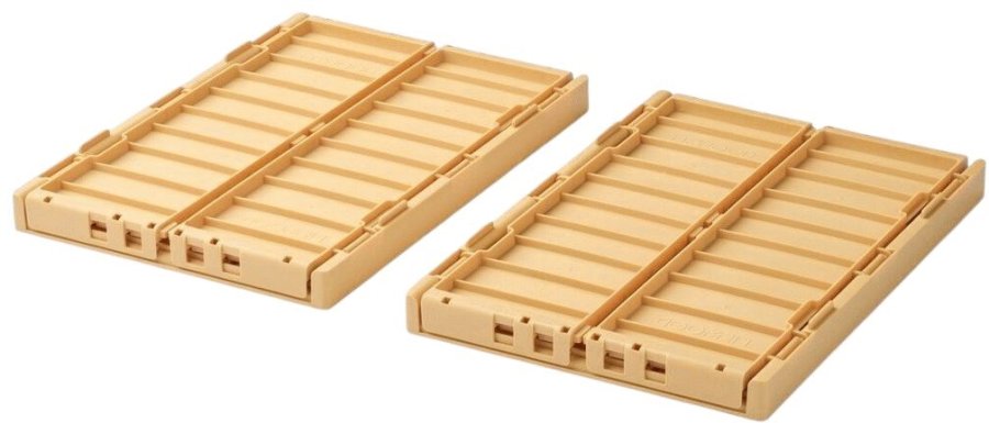 Liewood Weston Falt/Aufbewahrungsbox 2er Set 25x36 cm, Lemon Yellow