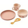 Liewood Vivi Kindergeschirr 4-teilig, Butterfly/Apple Blossom