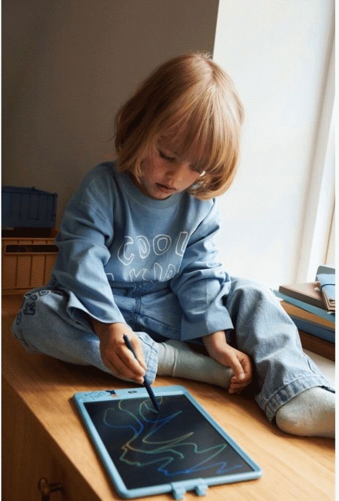 Liewood Zora Zora LCD-Zeichentafel, Tiger/Beach Blue