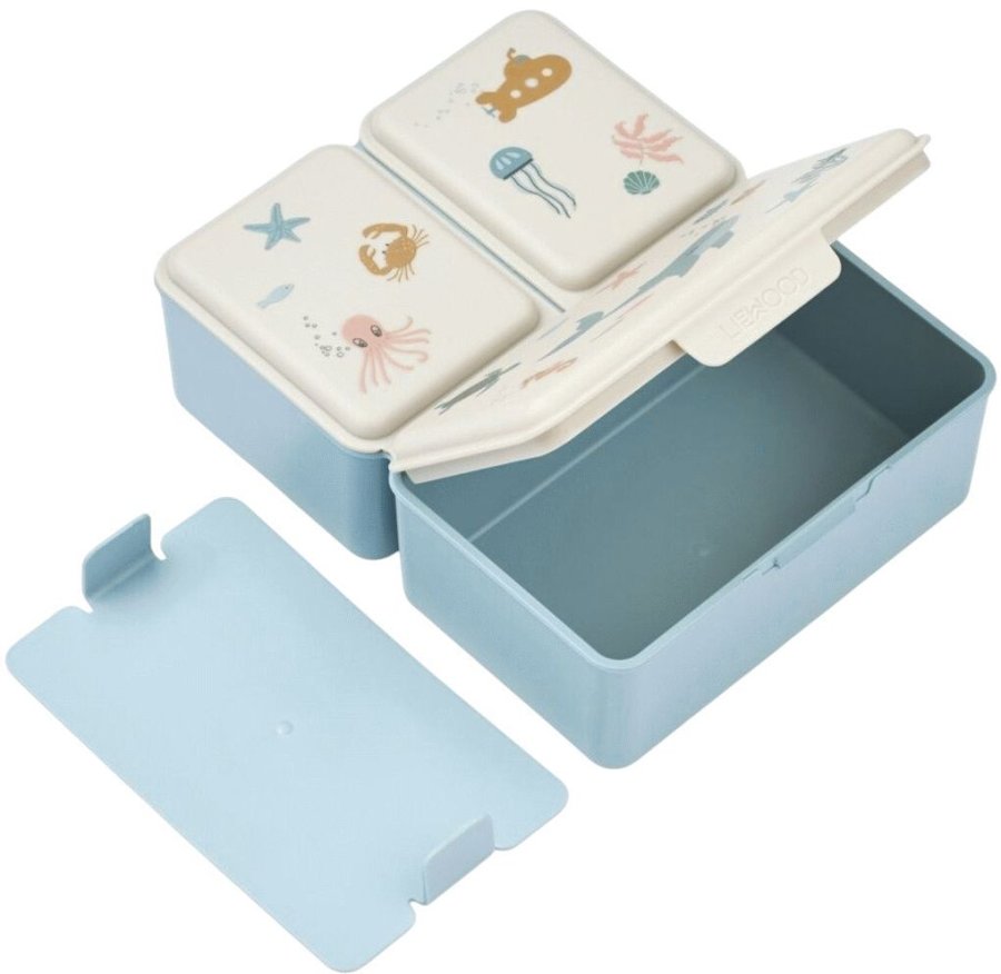 Liewood Dirss Brotdose 1,2 L, Sea Creature/Sandy