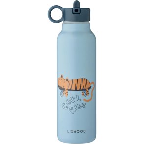 Liewood Falk Trinkflasche 500 ml, Tiger/Beach Blue