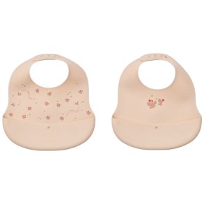 Liewood Ember Lätzchen 2er Set, Mini Butterfly/Apple Blossom