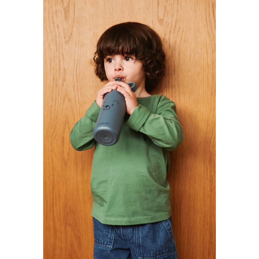 LIEWOOD Falk Termoflaske 350 ml, Mr. Bear/Whale Blue