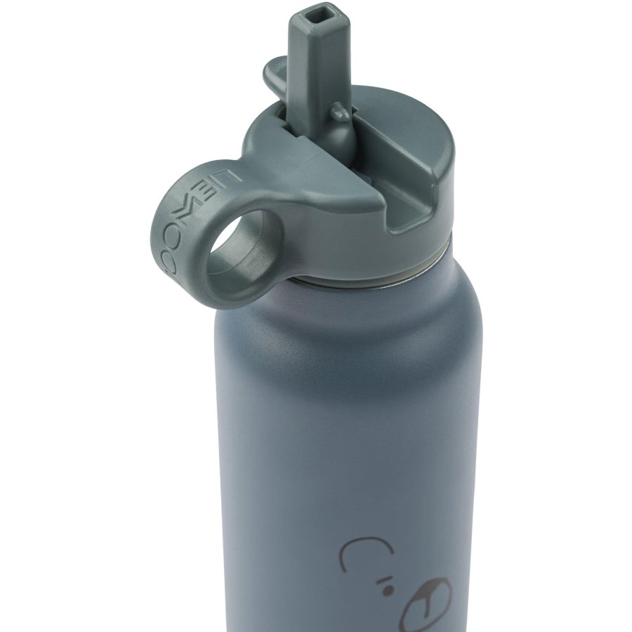 LIEWOOD Falk Termoflaske 350 ml, Mr. Bear/Whale Blue