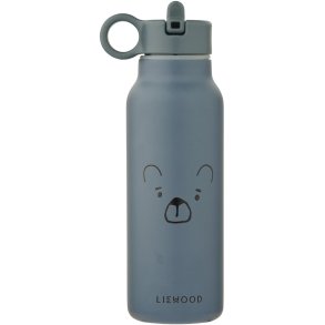 LIEWOOD Falk Termoflaske 350 ml, Mr. Bear/Whale Blue