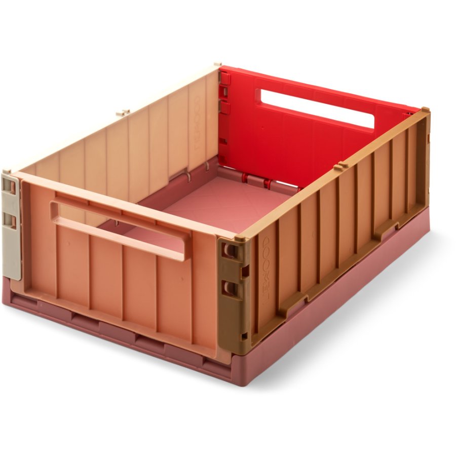 LIEWOOD Weston Faltbare Aufbewahrungsbox 36x50 cm, Dusty Raspberry Multi Mix
