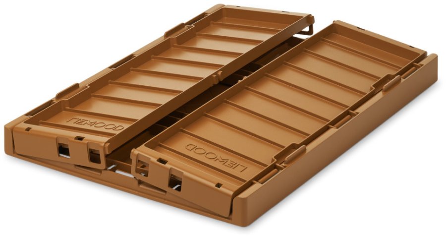 LIEWOOD Weston Faltbare Aufbewahrungsbox 36x50 cm, Golden Caramel