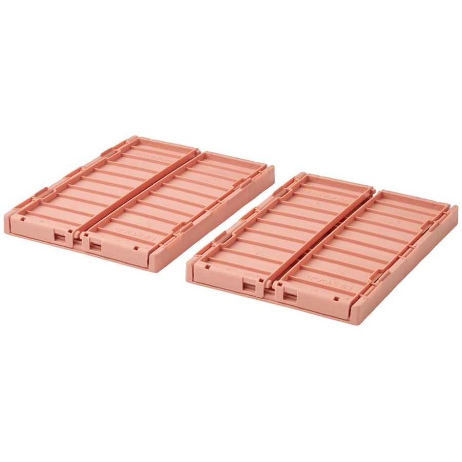 LIEWOOD Weston Folde-/Opbevaringskasse 2 stk. 18x25 cm, Coralblush