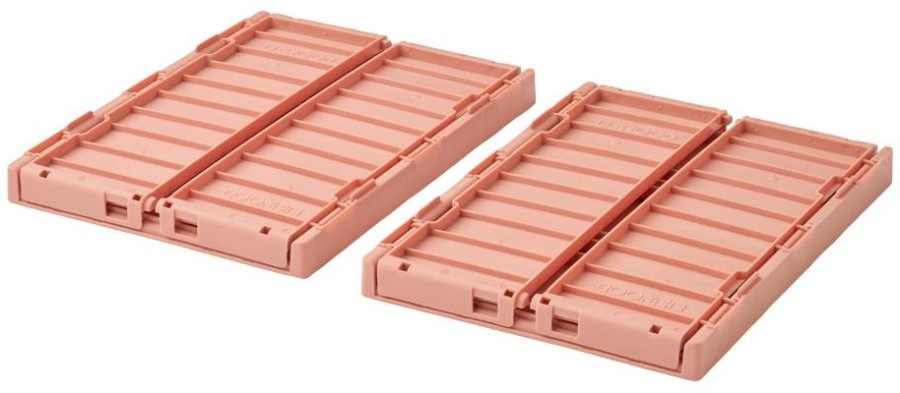 LIEWOOD Weston Folde-/Opbevaringskasse 2 stk. 18x25 cm, Coralblush