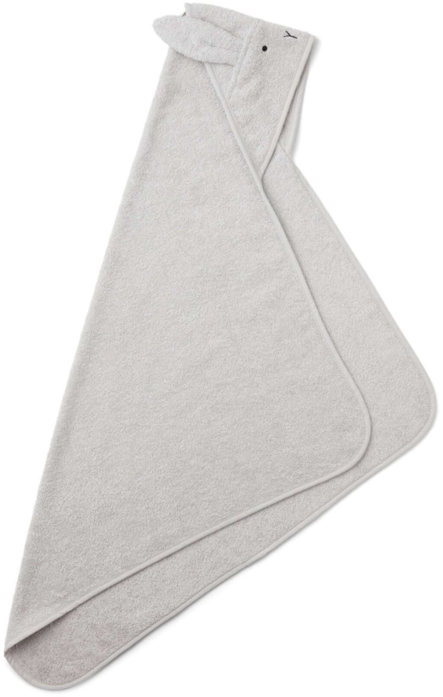 LIEWOOD Albert Baby-Handtuch Kaninchen 70x70 cm, Dumbo Grey