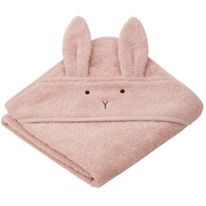 LIEWOOD Albert Baby-Handtuch Kaninchen 70x70 cm, Rose