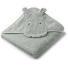 LIEWOOD Albert Baby-Handtuch Hippo 70x70 cm, Dove Blue