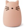 LIEWOOD Winston Nachtlicht Katze H13,5 cm, Rose