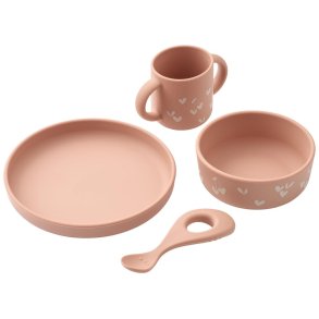 LIEWOOD Vivi Essgeschirr 4-teilig, Sweethearts/Pale Tuscany