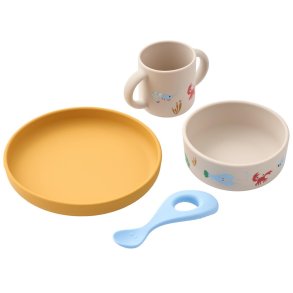 LIEWOOD Vivi Essgeschirr 4-teilig, Beach/Sandy