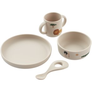 LIEWOOD Vivi Geschirrset 4-teilig, Safari Sandy Mix