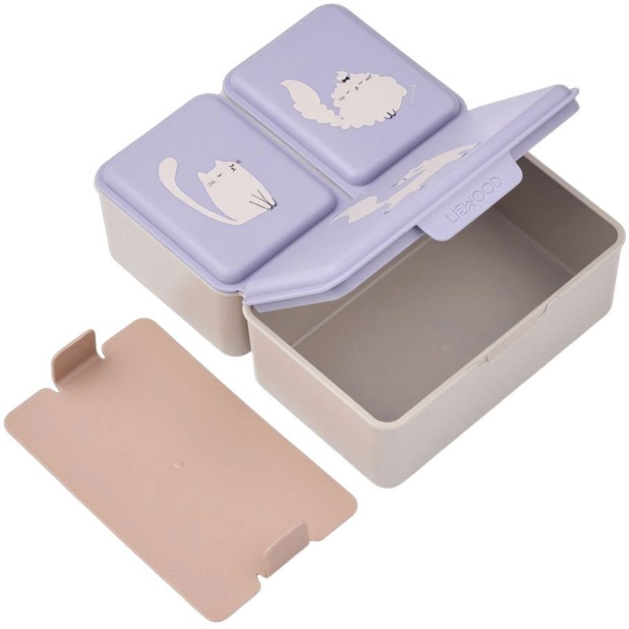 Liewood Driss Madkasse 1,2 L, Cat/Warm Lilac