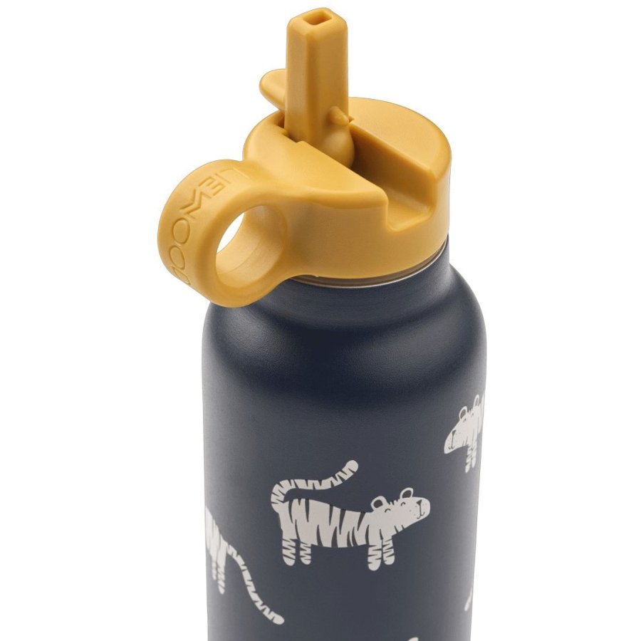 Liewood Falk Vandflaske 500 ml, Tiger/Classic navy