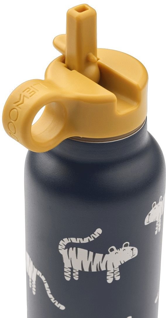 Liewood Falk Vandflaske 500 ml, Tiger/Classic navy